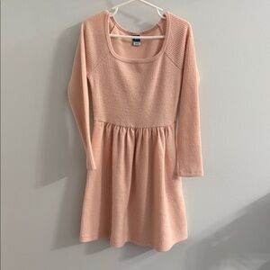 Old Navy Blush Long Sleeve Kids Dress